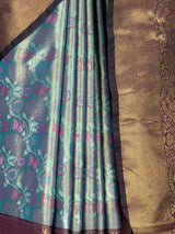 MIMOSA Sapphire Saree Saree — fleets shot full lifestyle