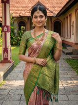 MIMOSA Gajari Kanjivaram Art Silk Saree — pose 10 styling detail