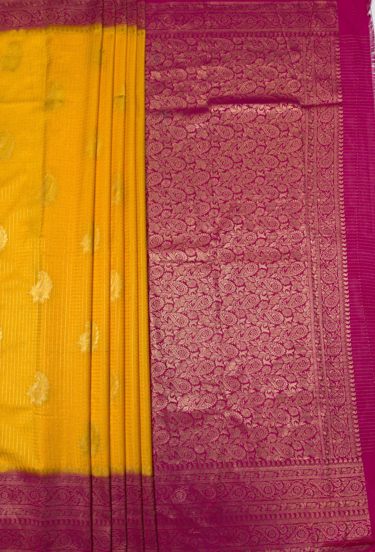MIMOSA Saree Saree — pallu and zari work detail
