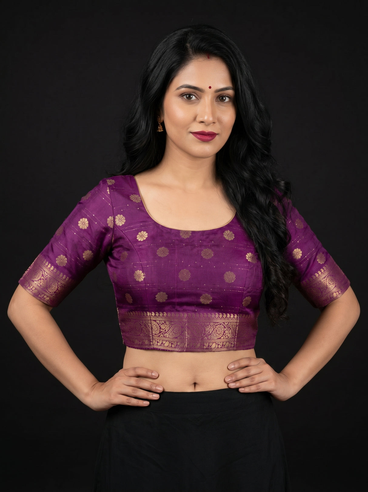 MIMOSA Saree Saree — blouse close-up