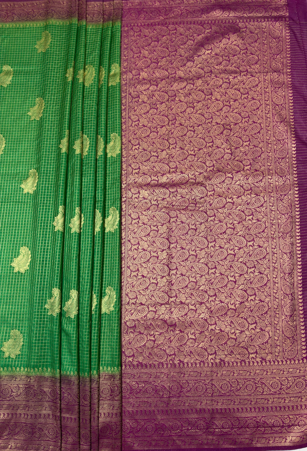 MIMOSA Saree Saree — pallu and zari work detail