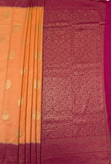 MIMOSA Saree Saree — pallu and zari work detail