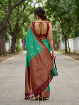MIMOSA Saree Saree — pose 2 styling detail