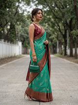 MIMOSA Saree Saree — pose 3 styling detail