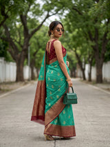 MIMOSA Saree Saree — pose 8 styling detail