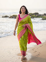 Olive  Saree