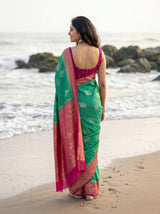 MIMOSA Rama Saree Saree — pose 2 styling detail