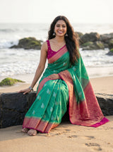 MIMOSA Rama Saree Saree — pose 8 styling detail