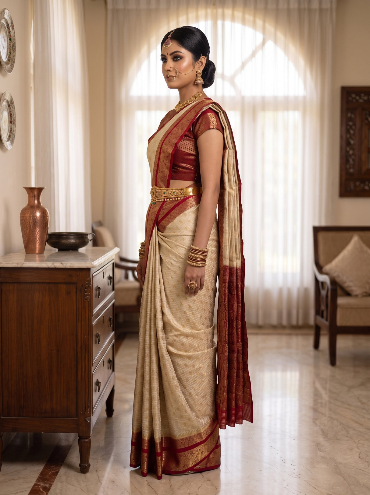 MIMOSA Saree Saree — pose 3 styling detail