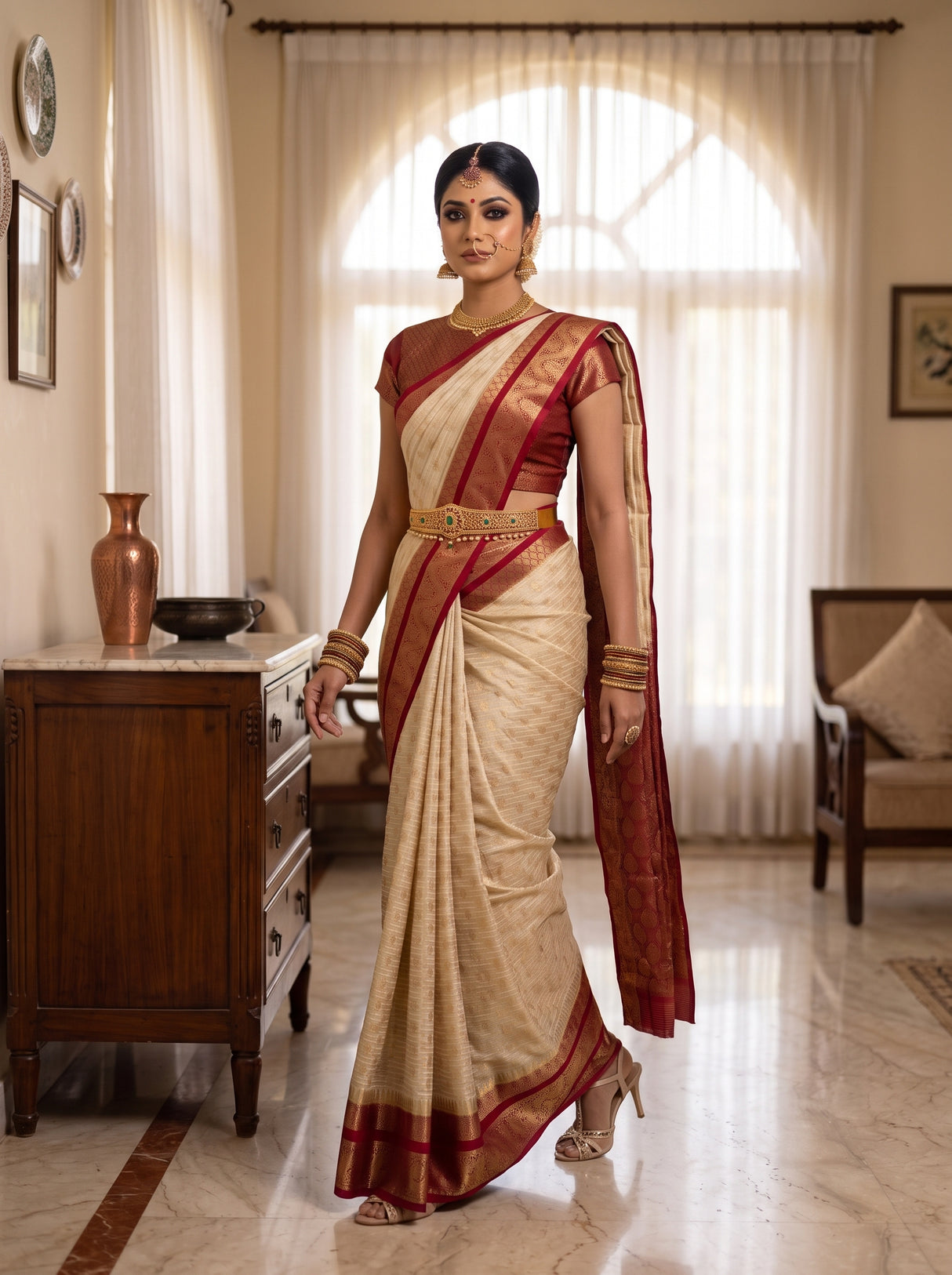 MIMOSA Saree Saree — pose 6 styling detail