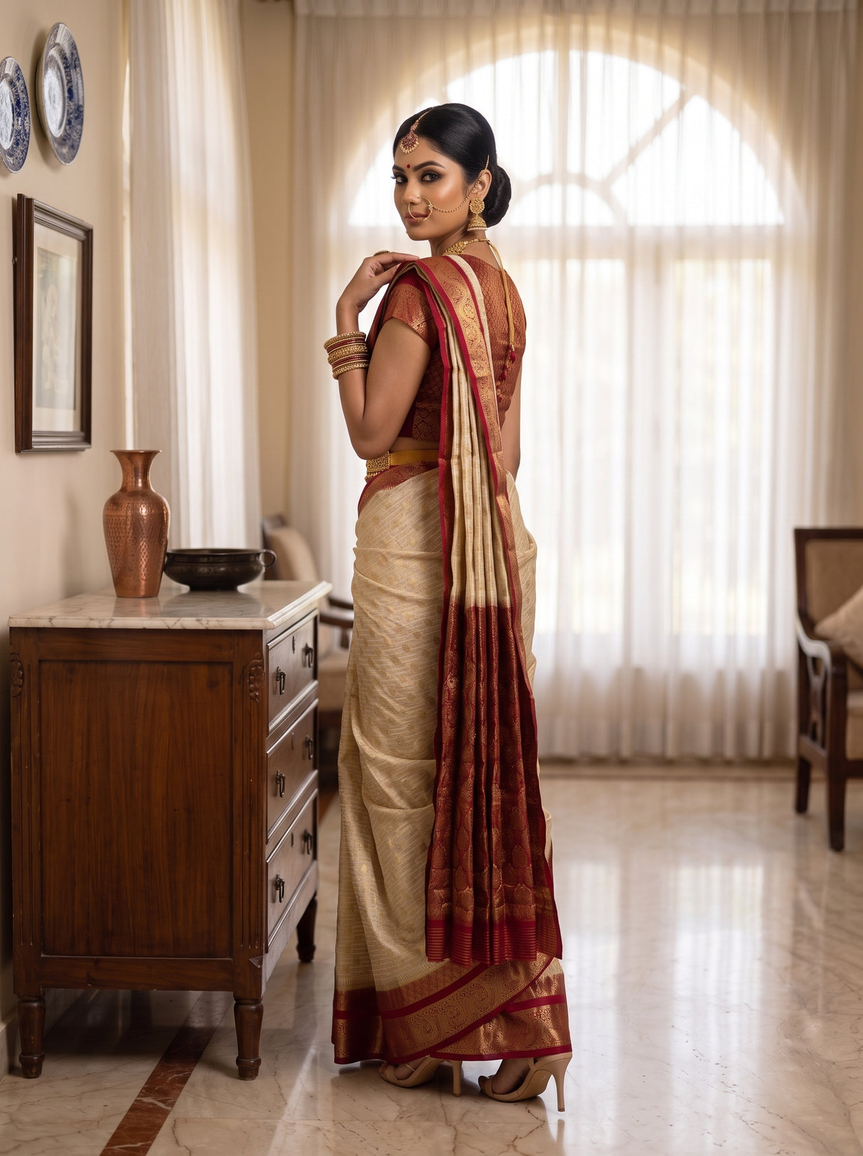 MIMOSA Saree Saree — pose 7 styling detail