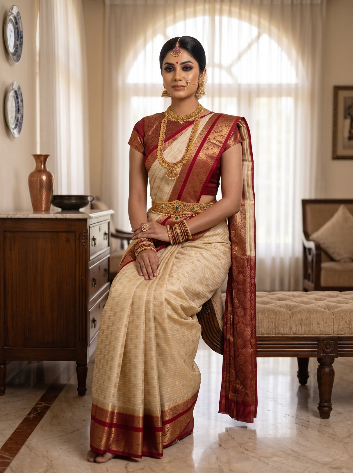 MIMOSA Saree Saree — pose 8 styling detail