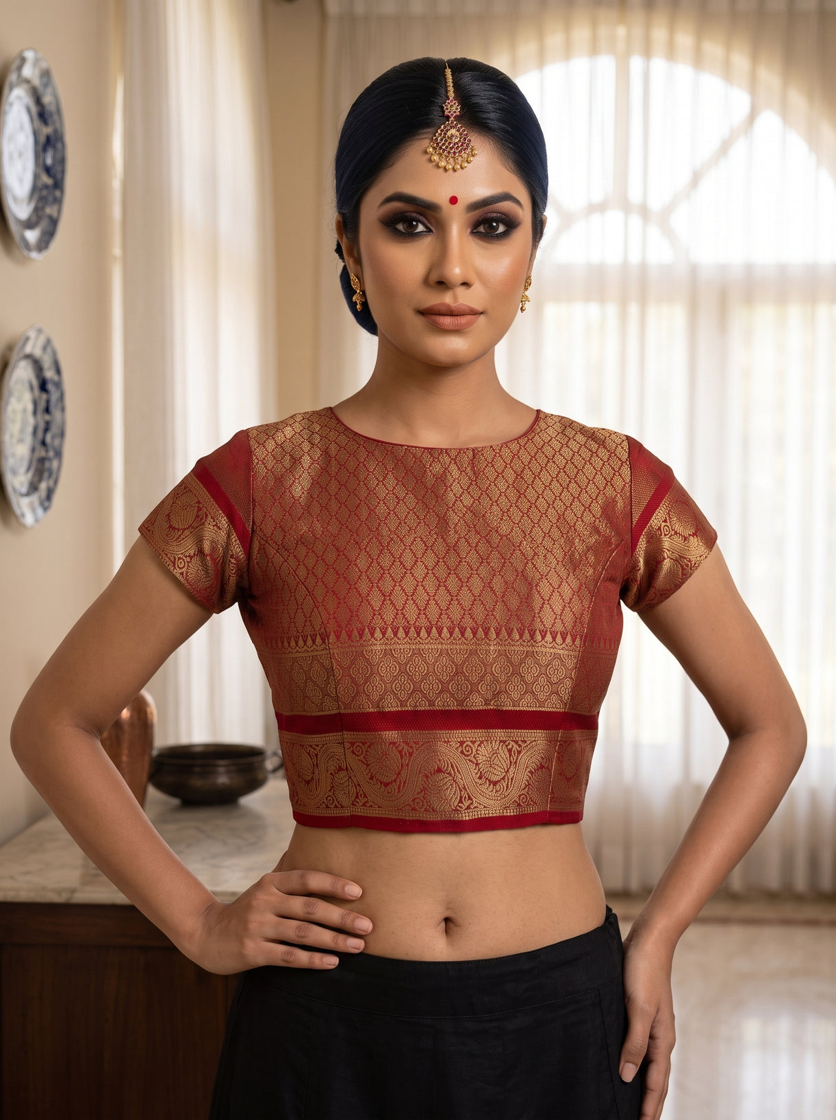 MIMOSA Saree Saree — blouse close-up