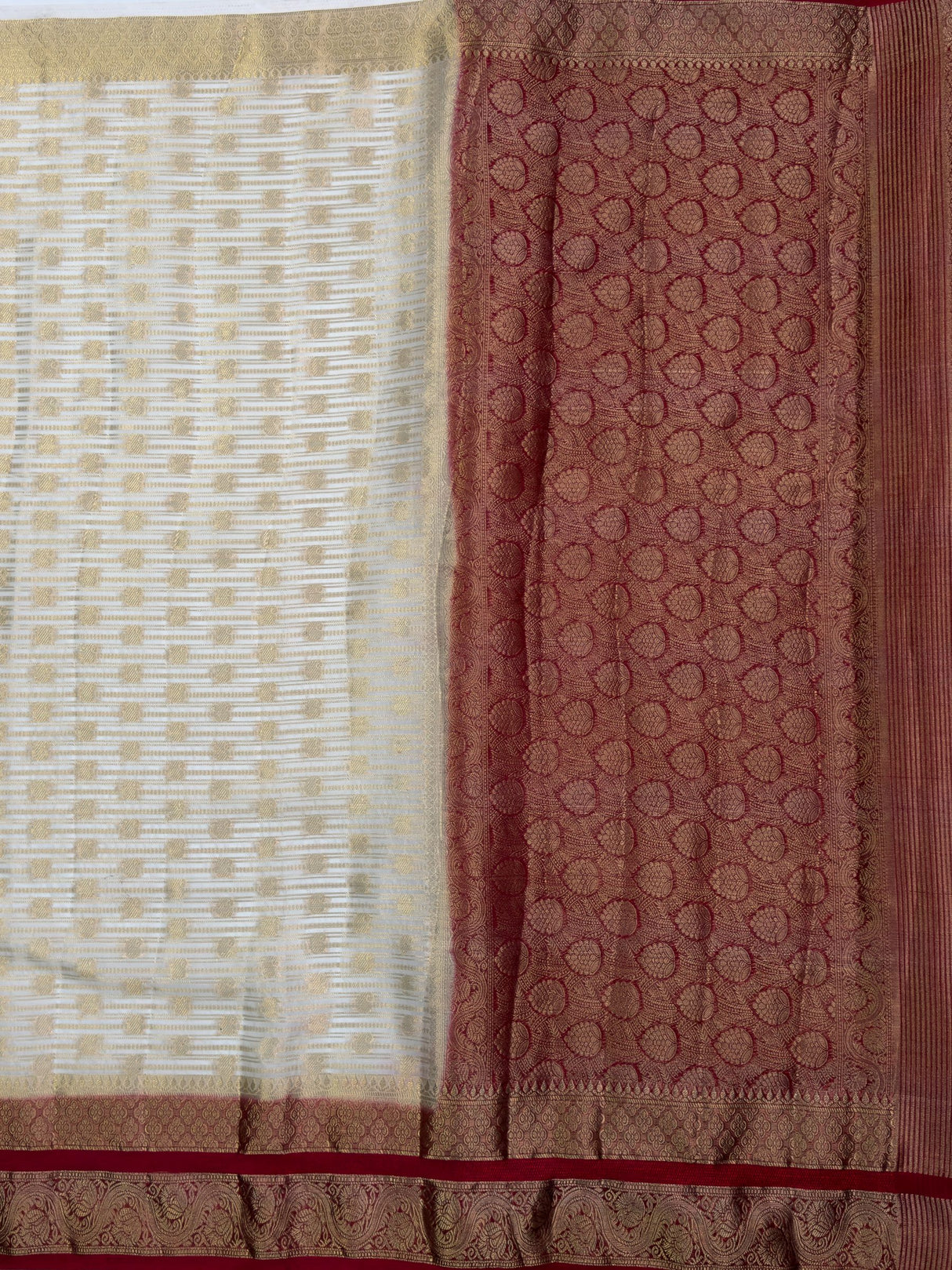 MIMOSA Saree Saree — pallu and zari work detail