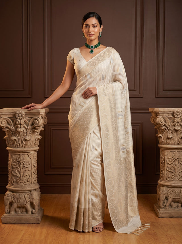 MIMOSA Saree Saree — front view on mannequin
