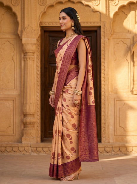 MIMOSA Saree Saree — pose 3 styling detail