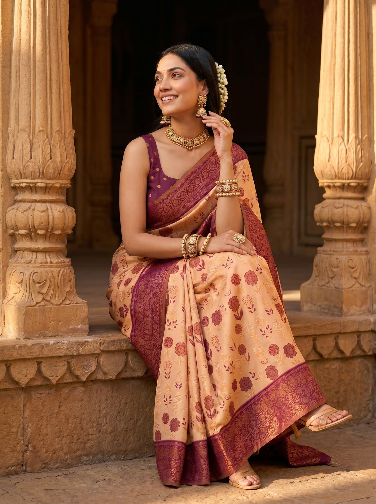 MIMOSA Saree Saree — pose 8 styling detail