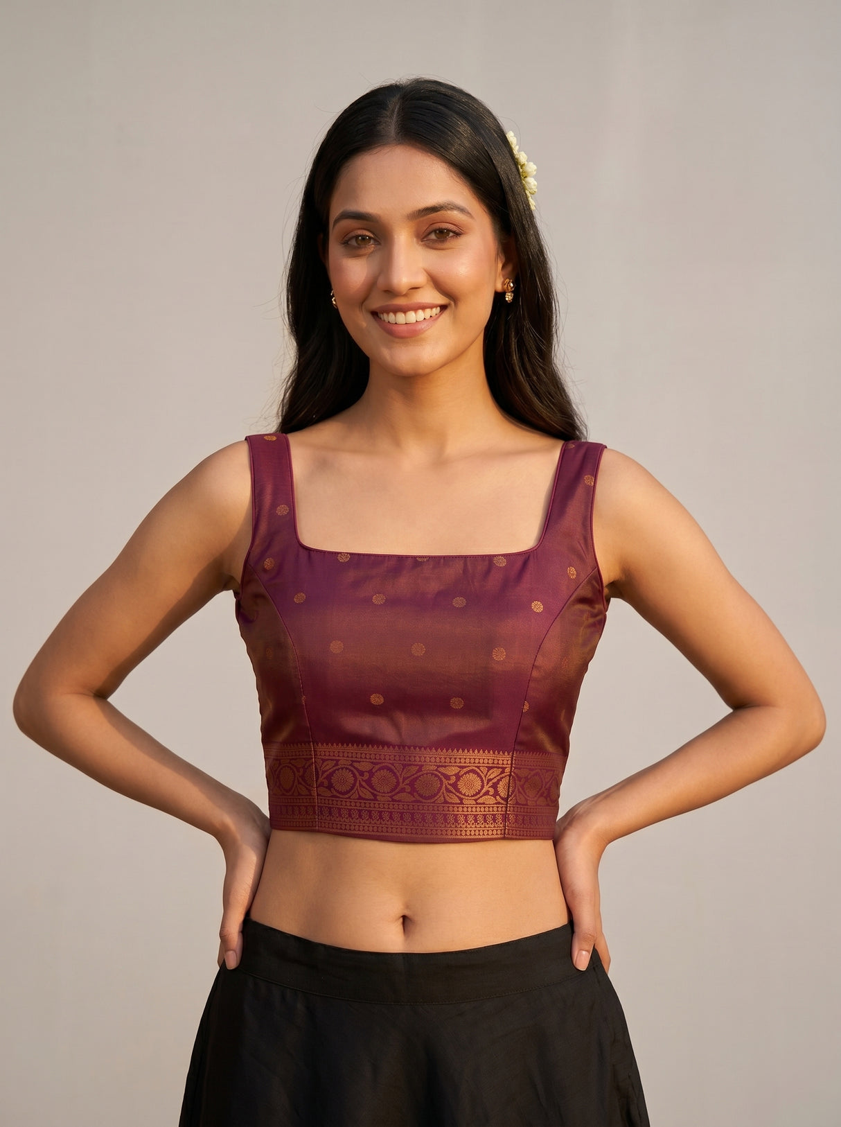 MIMOSA Saree Saree — blouse close-up