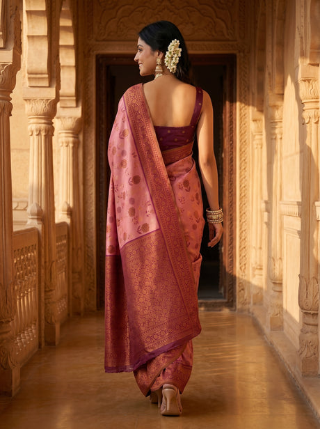 MIMOSA Saree Saree — pose 2 styling detail