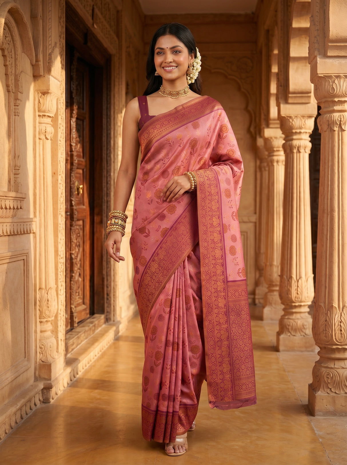 MIMOSA Saree Saree — pose 6 styling detail