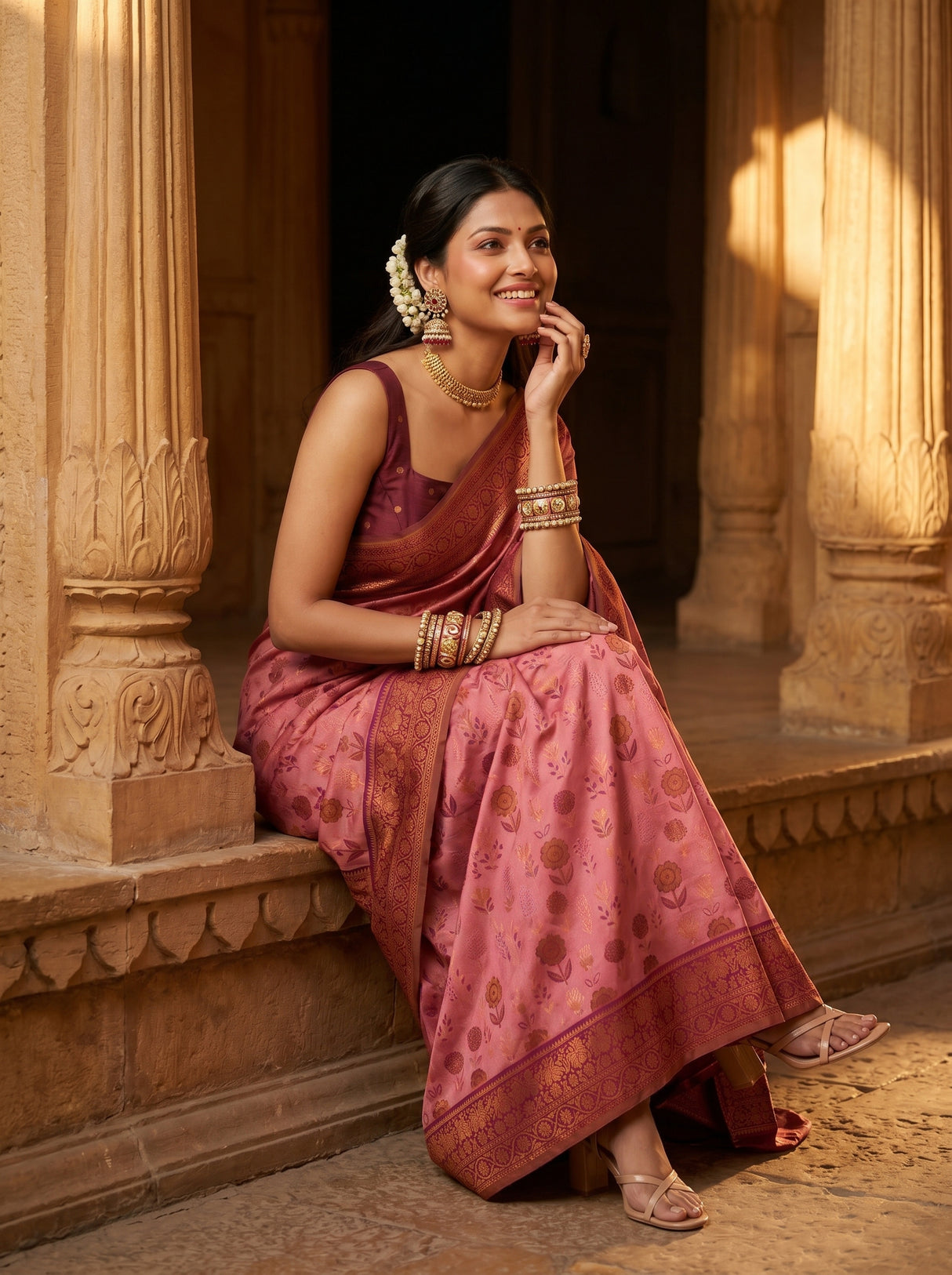 MIMOSA Saree Saree — pose 8 styling detail