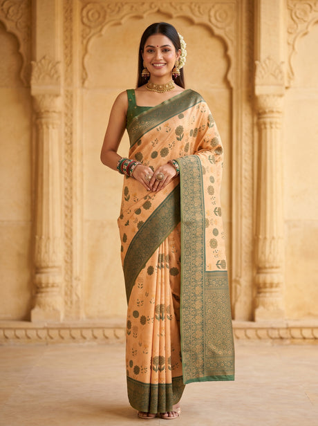 MIMOSA Saree Saree — front view on mannequin