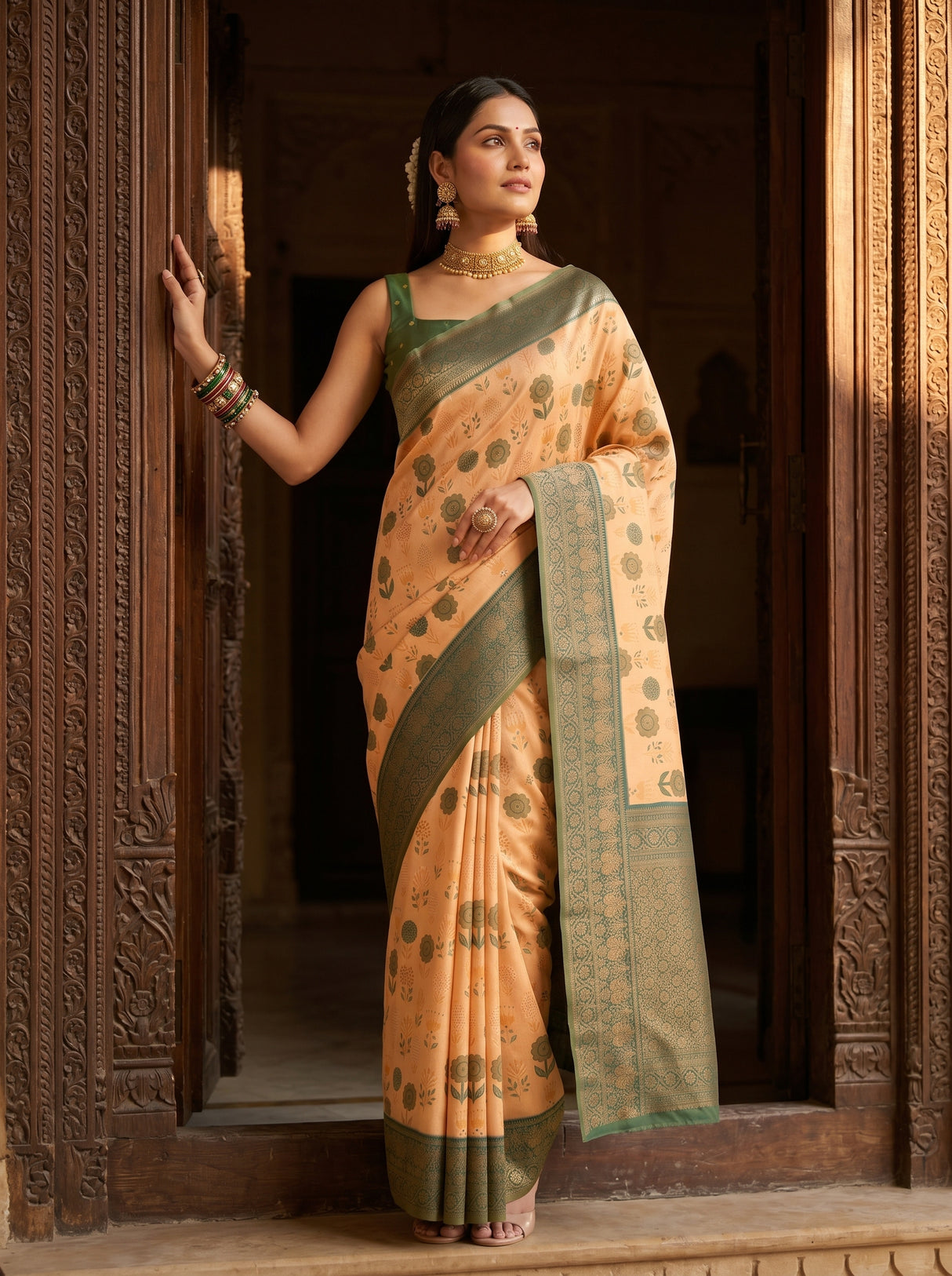 MIMOSA Saree Saree — pose 5 styling detail