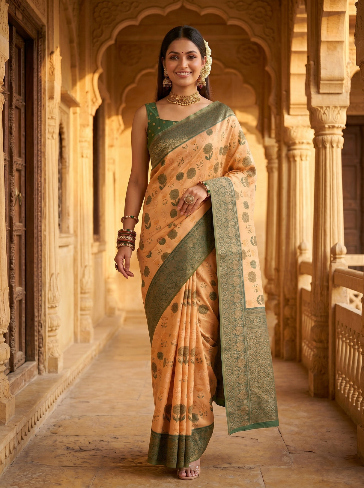MIMOSA Saree Saree — pose 6 styling detail