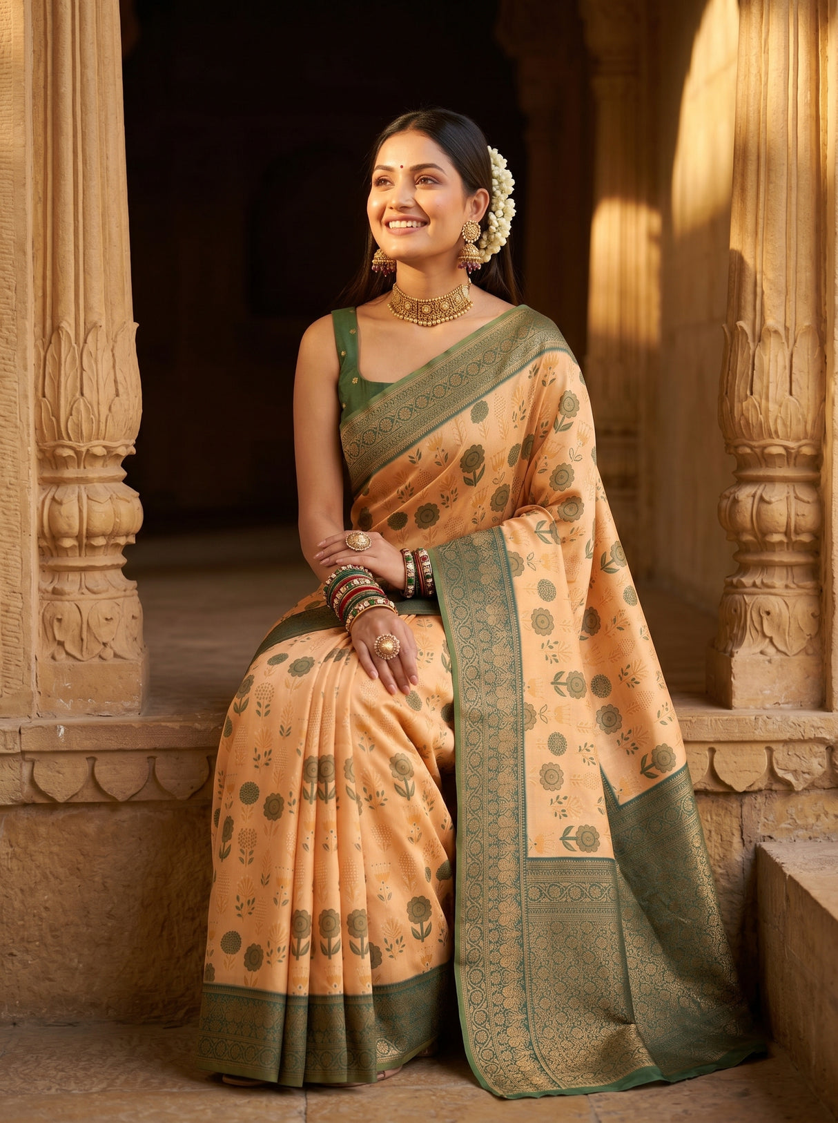 MIMOSA Saree Saree — pose 8 styling detail