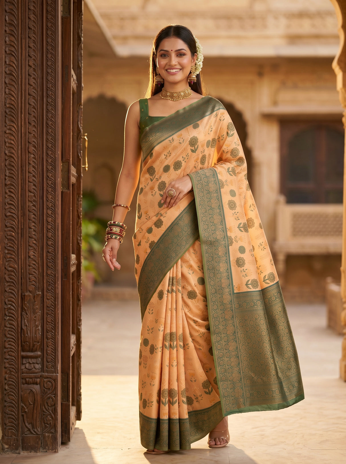 MIMOSA Saree Saree — pose 9 styling detail