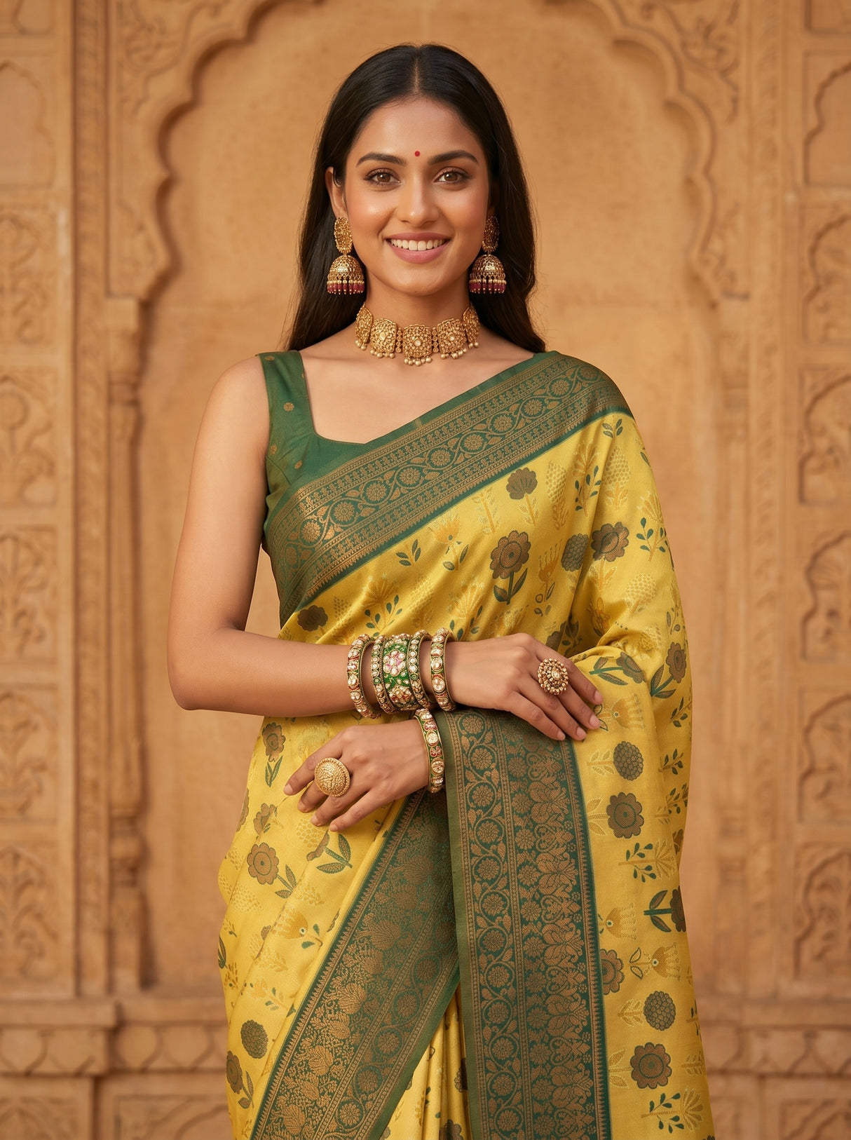 MIMOSA Saree Saree — pose 10 styling detail