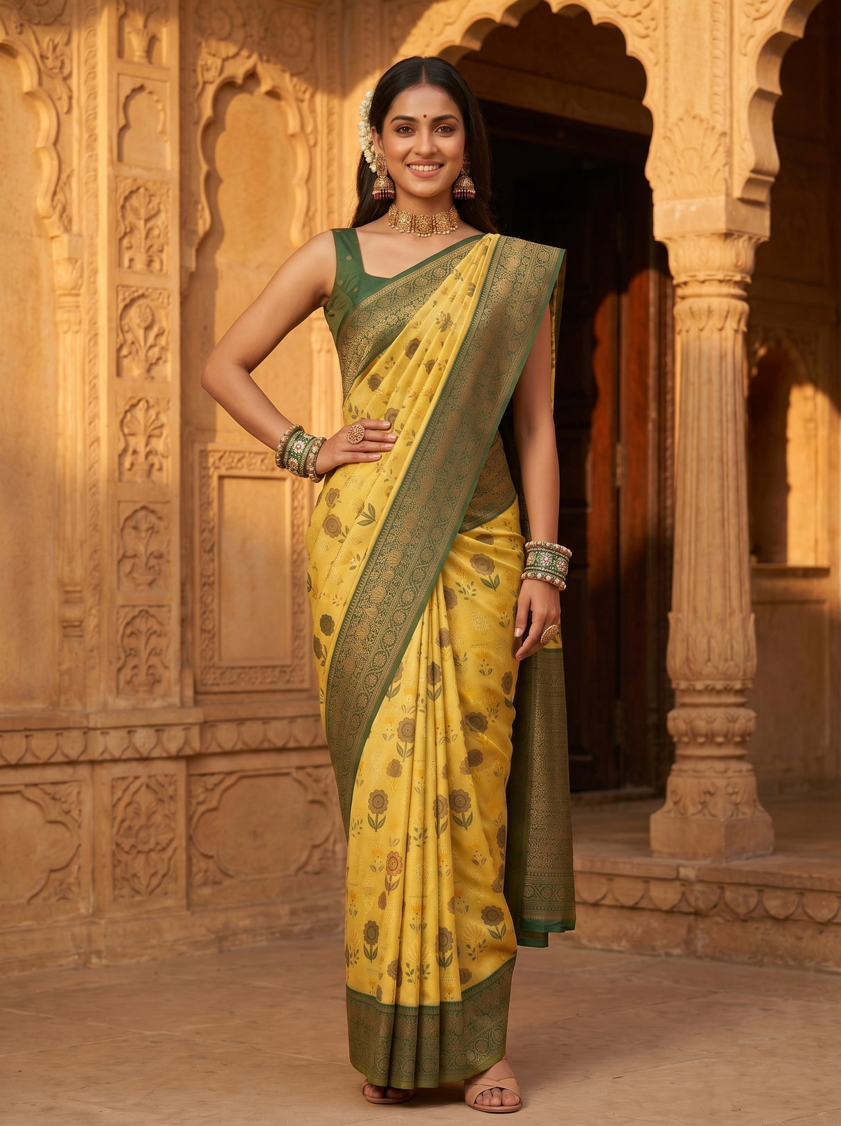 MIMOSA Saree Saree — pose 4 styling detail