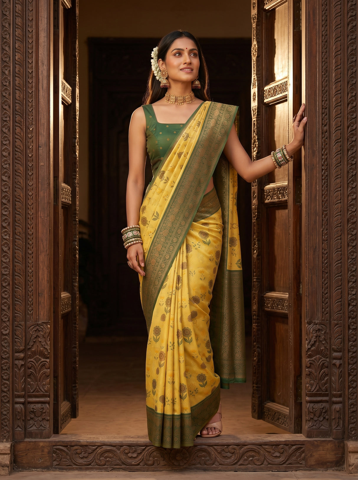 MIMOSA Saree Saree — pose 5 styling detail