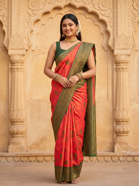 MIMOSA Saree Saree — front view on mannequin