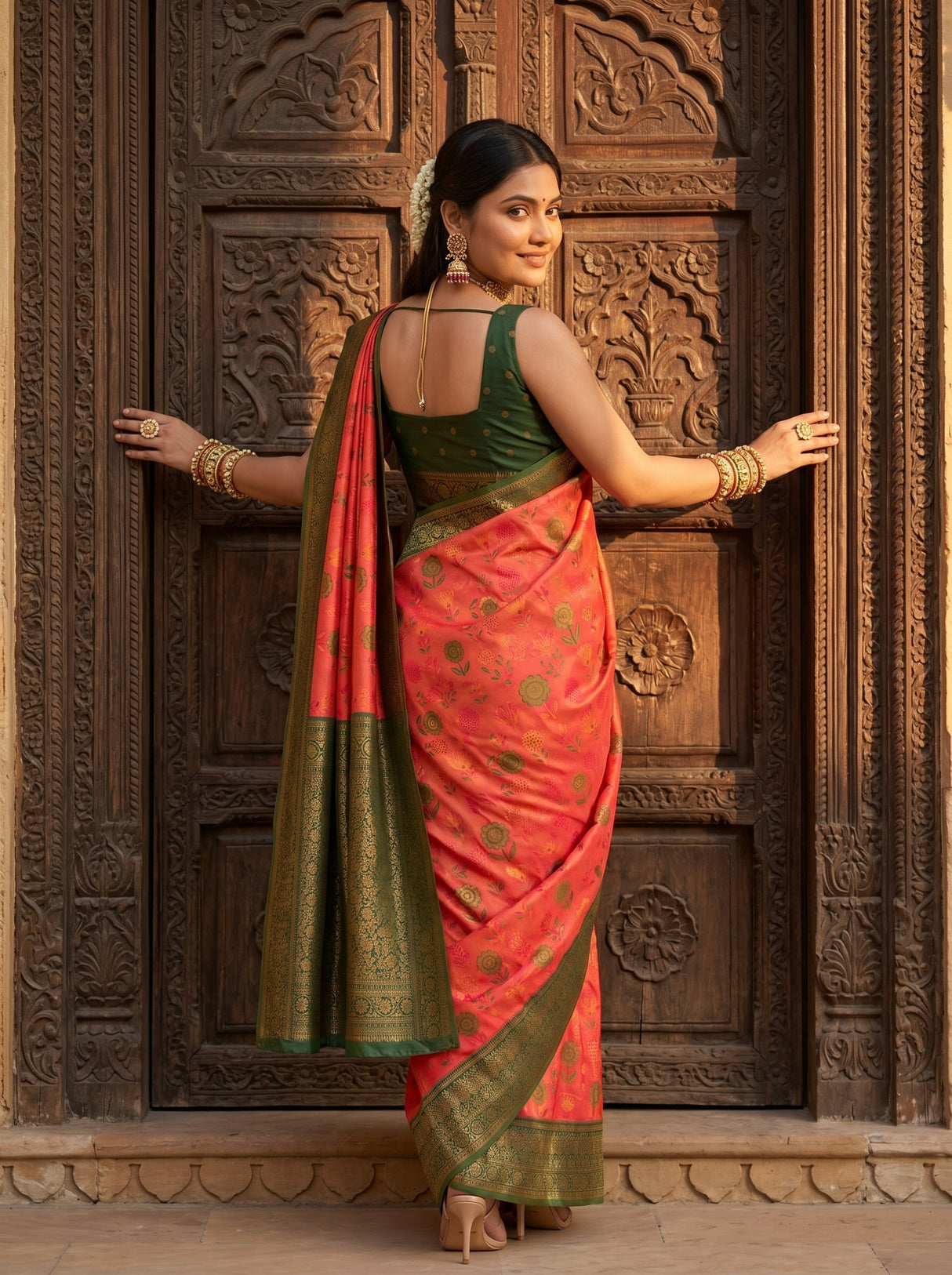 MIMOSA Saree Saree — pose 7 styling detail