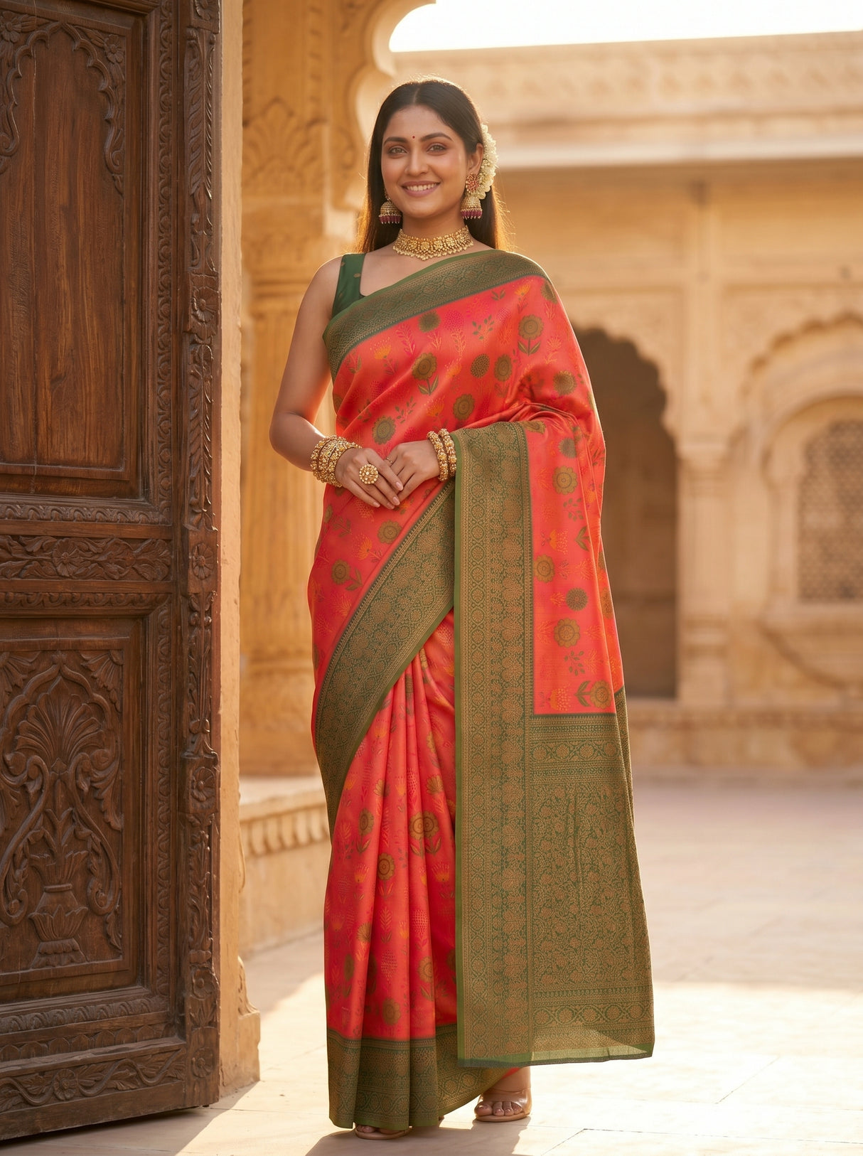 MIMOSA Saree Saree — pose 9 styling detail