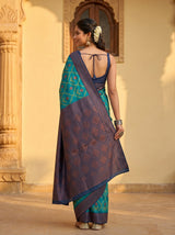 MIMOSA Rama Pochampally Art Silk Saree — Blouse detail