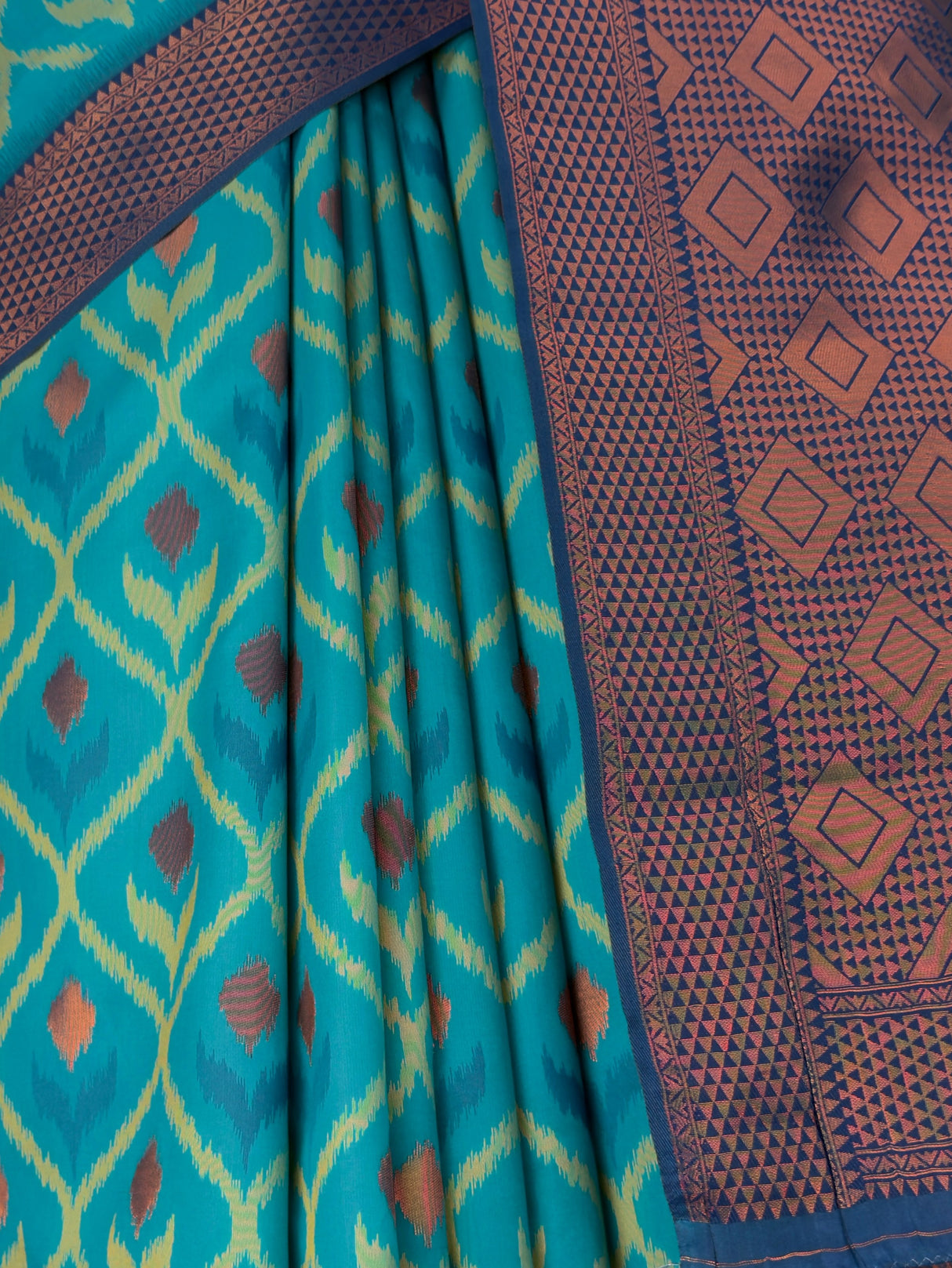 MIMOSA Rama Pochampally Art Silk Saree — fleets shot full lifestyle