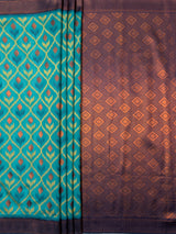MIMOSA Rama Pochampally Art Silk Saree — pallu and zari work detail