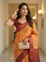 MIMOSA Saree Saree — pose 10 styling detail