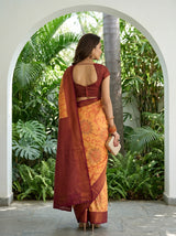 MIMOSA Saree Saree — pose 2 styling detail