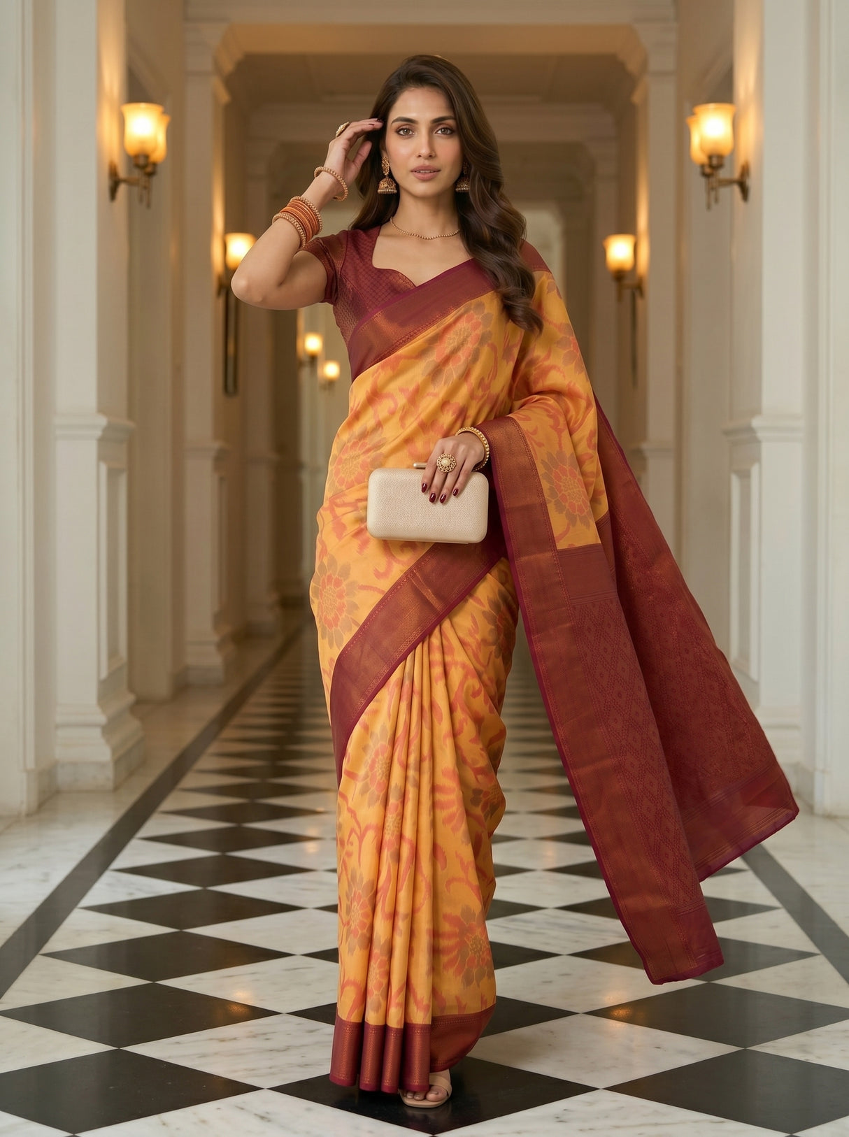 MIMOSA Saree Saree — pose 5 styling detail