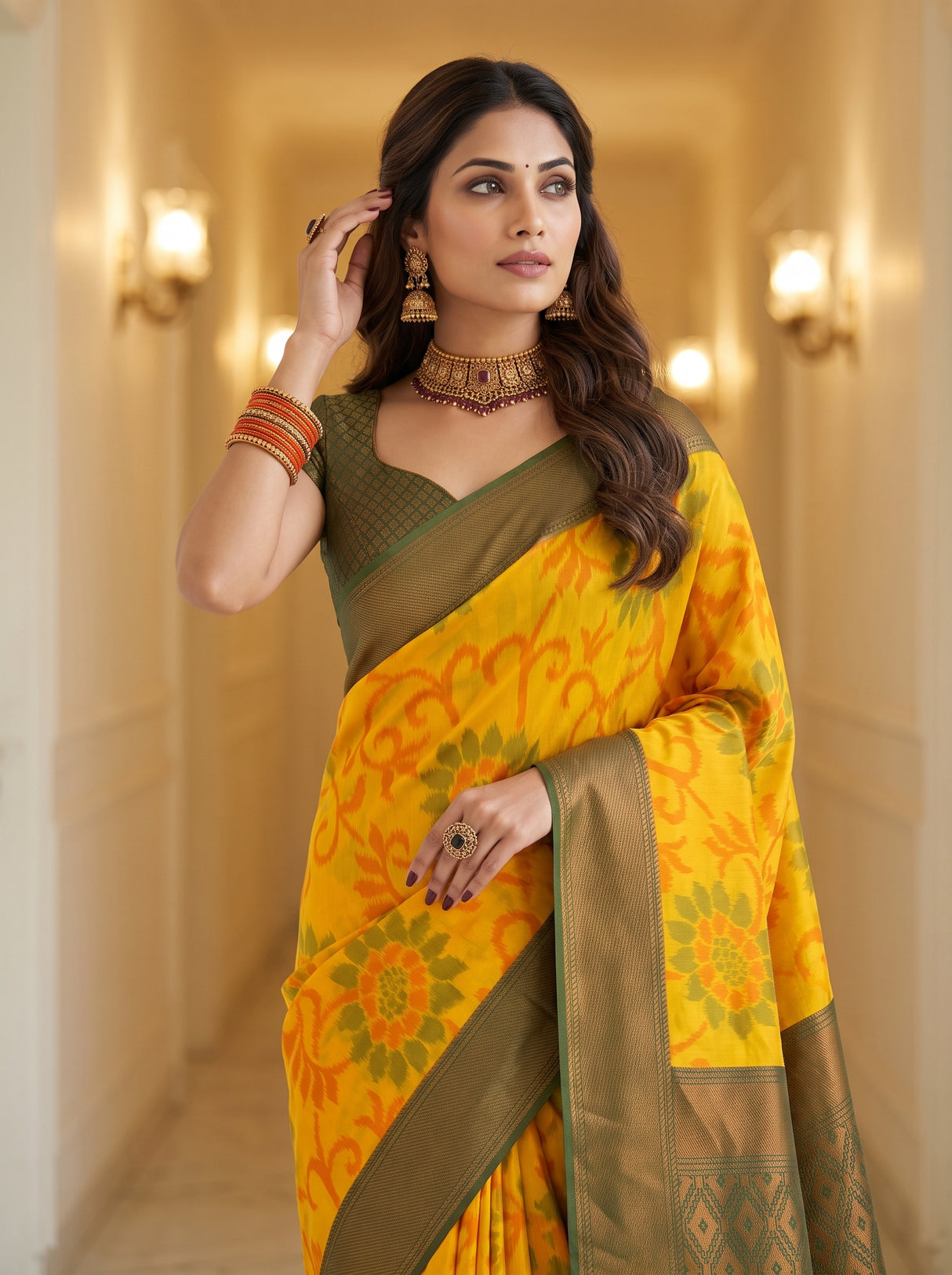 MIMOSA Saree Saree — pose 10 styling detail