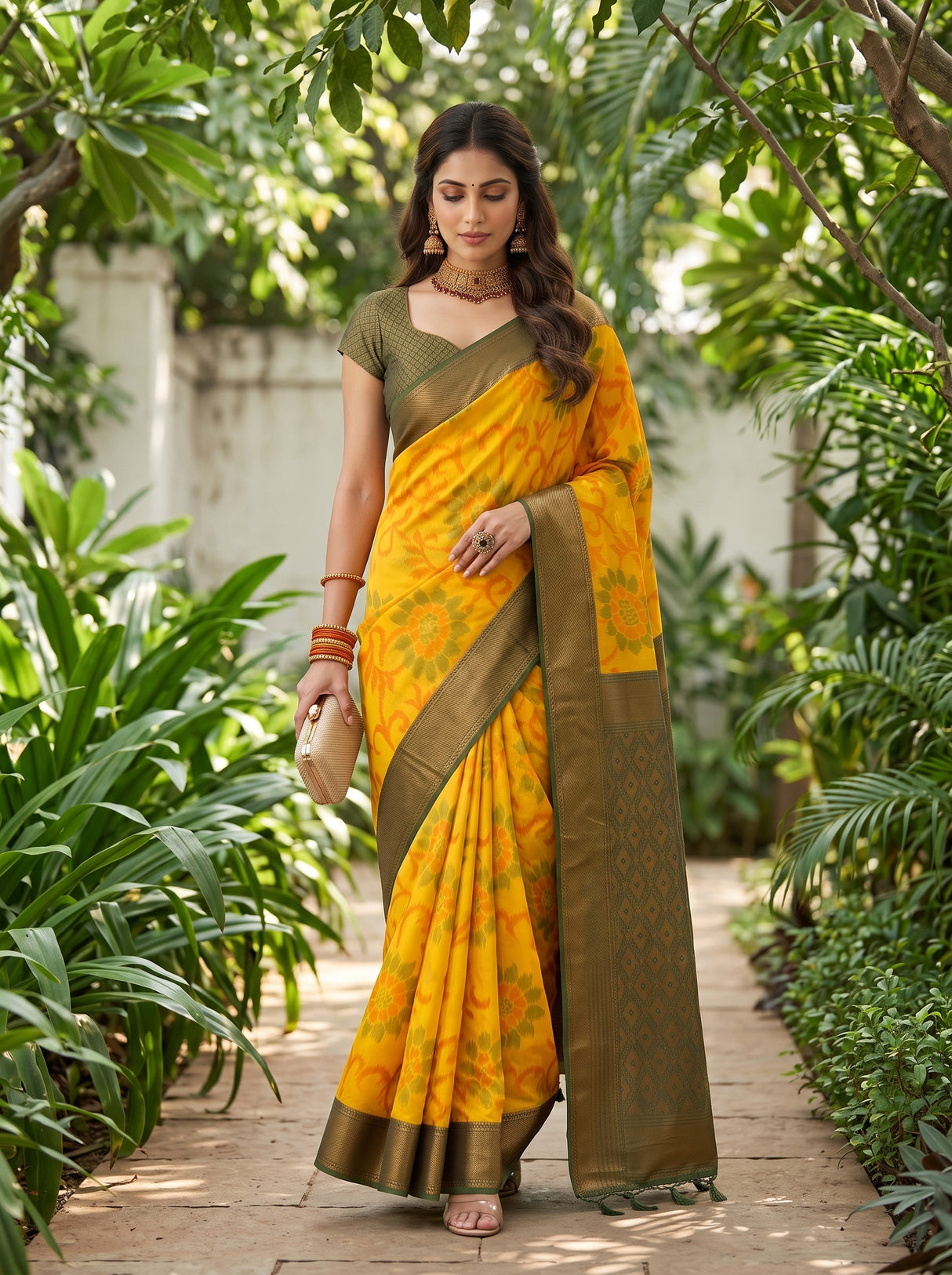 MIMOSA Saree Saree — pose 6 styling detail