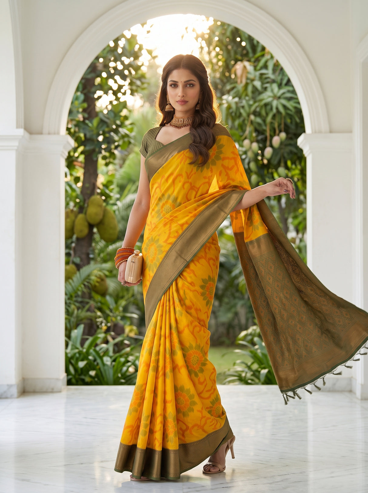 MIMOSA Saree Saree — pose 9 styling detail
