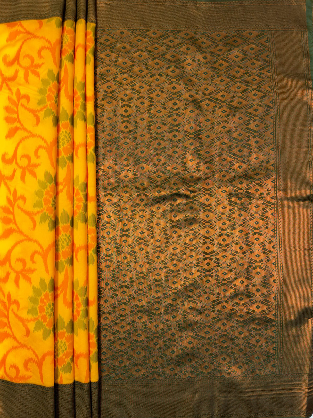 MIMOSA Saree Saree — pallu and zari work detail