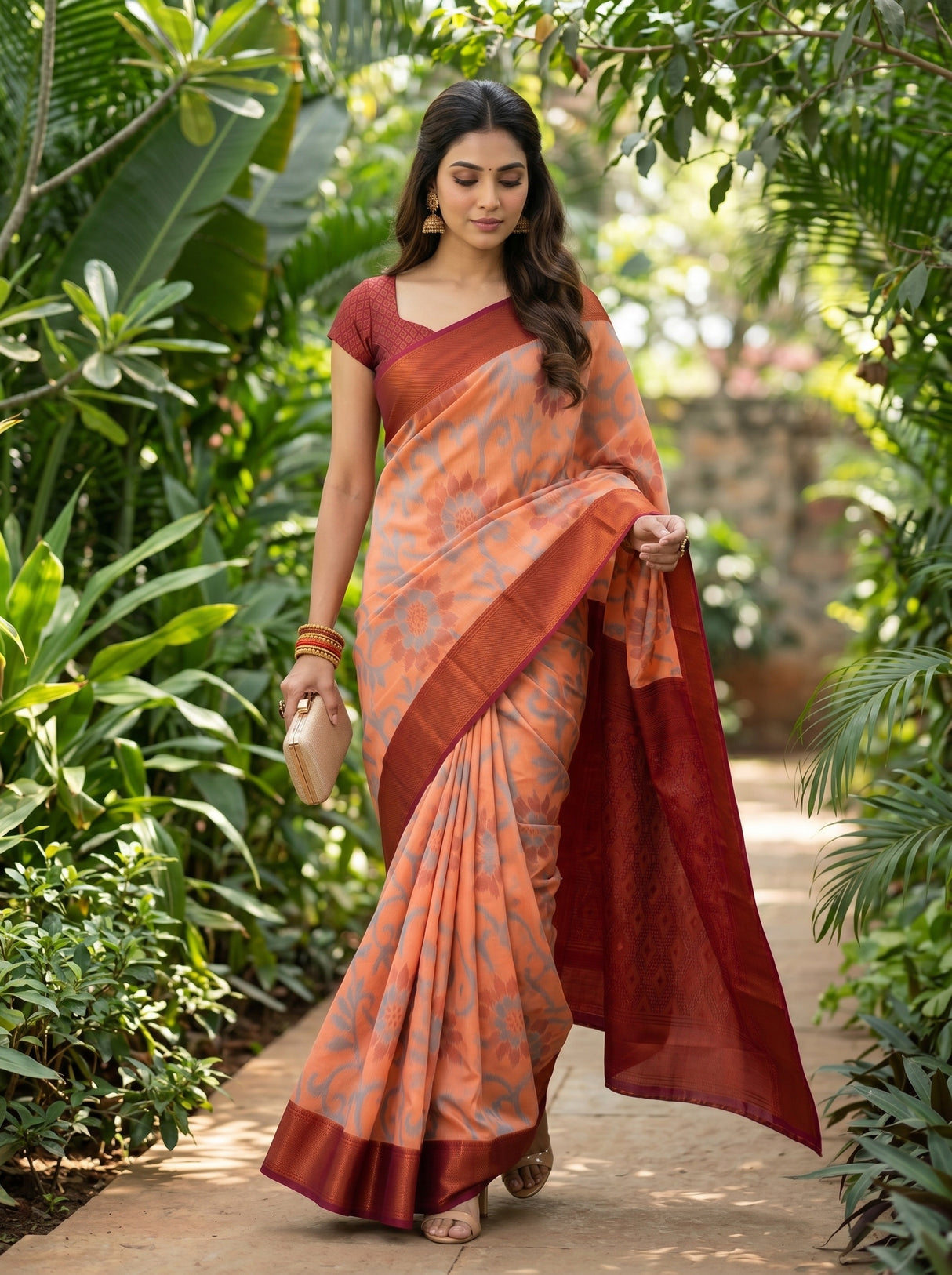 MIMOSA Saree Saree — pose 6 styling detail