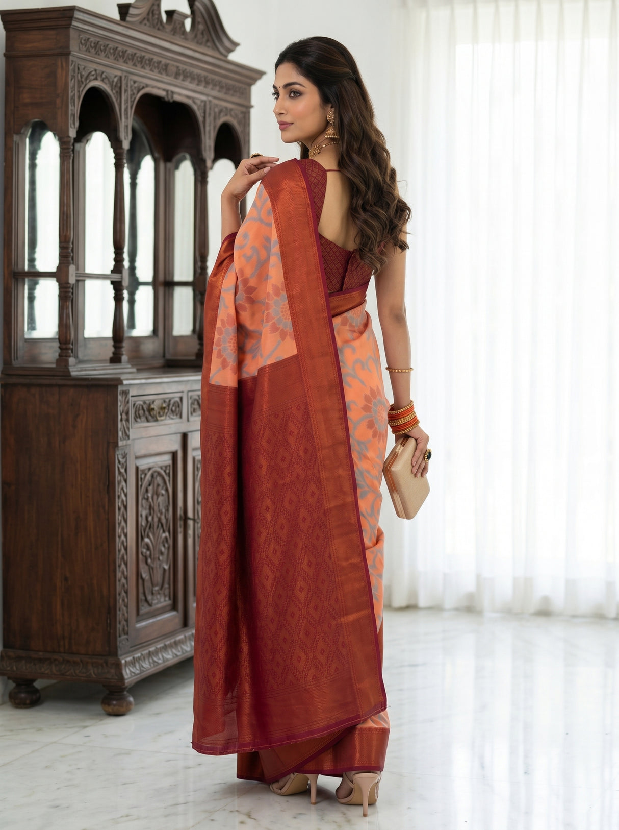 MIMOSA Saree Saree — pose 7 styling detail