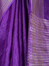 MIMOSA Purple Saree Saree — fleets shot full lifestyle