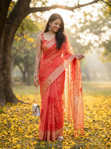 Red  Saree